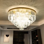 Modern Round Crystal Chandelier Ping Lighting