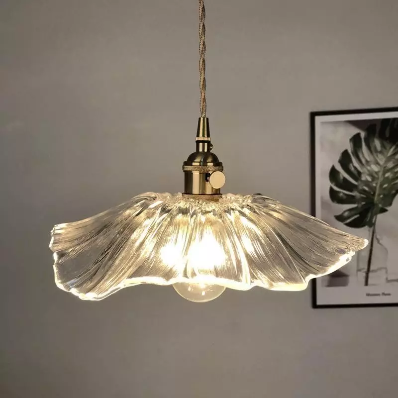 Lotus flower pendant light| Lotus hanging light | Ping Lighting