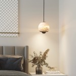 Alabaster Globe Pendant Lamp | Alabaster pendant lights | Pinglighting